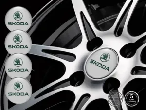 Skoda Felgenaufkleber Edition Epoxy-Dome-Upgrade